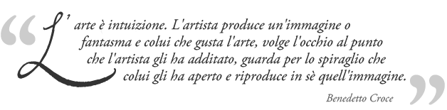 l'arte è intuizione