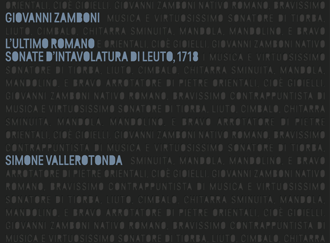Zamboni - L'ultimo romano - Simone Vallerotonda